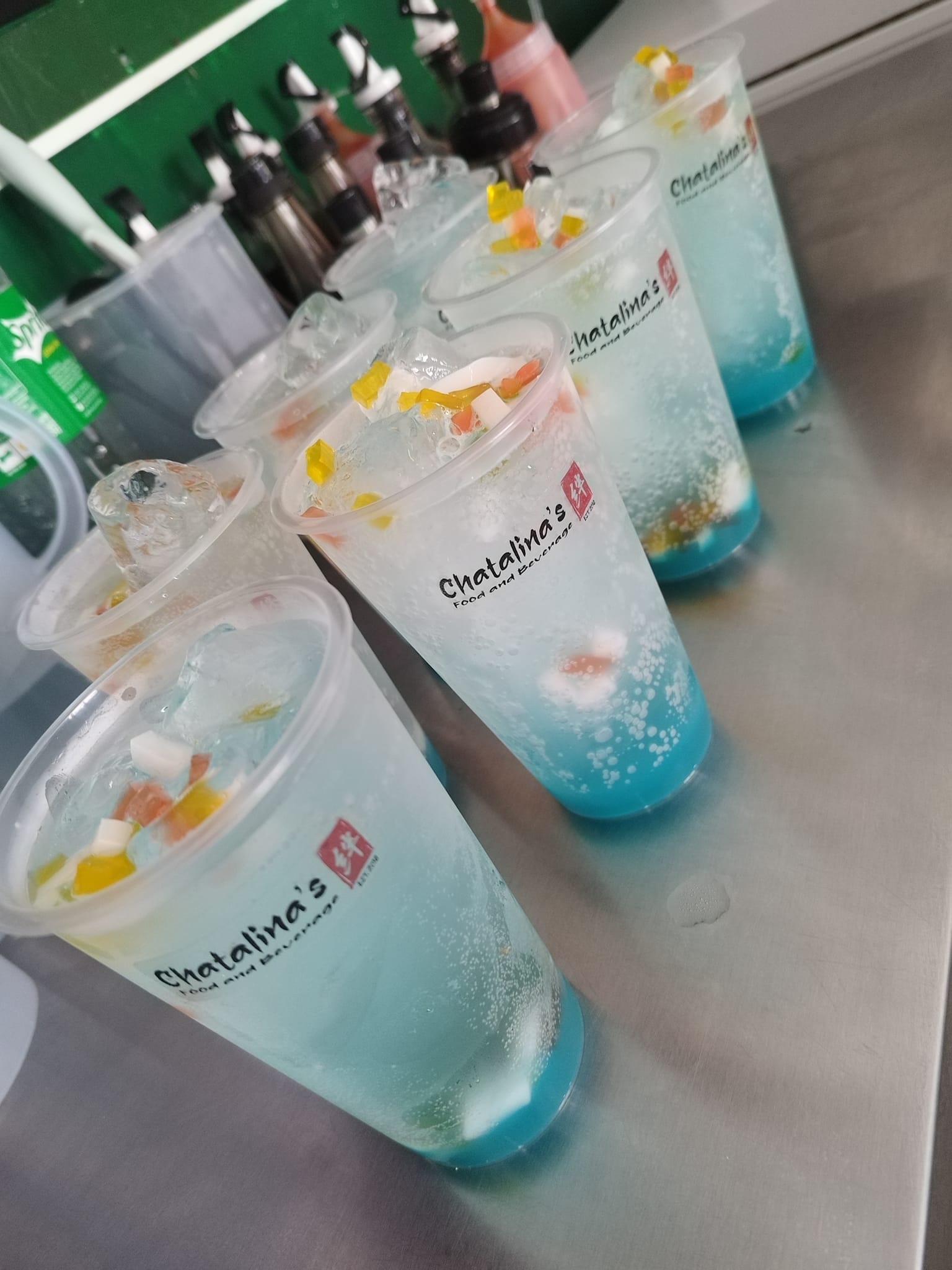 Cold drinks selection